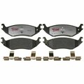 R/M Brakes BRAKE PADS OEM OE Replacement Hybrid Technology Includes Mounting Hardware EHT898H